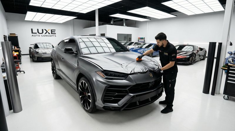 91车身贴膜改装视频